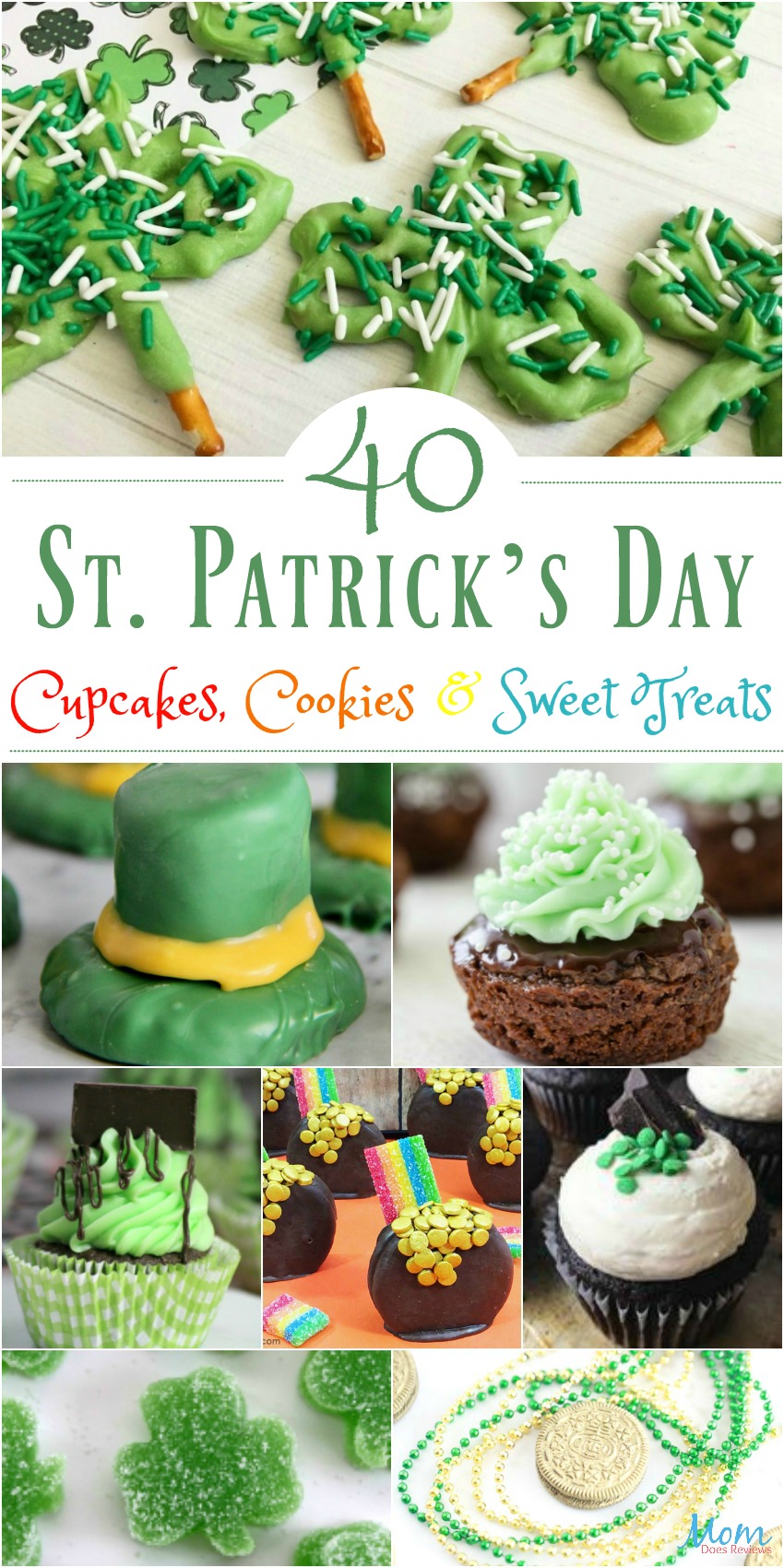 40 St. Patrick’s Day Cupcakes, Cookies & Sweet Treats for a Fun Celebration #cupcakes #cookies #sweets #stpattysday #stpatricksday