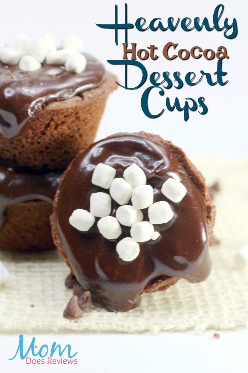 Heavenly Hot Cocoa Desserts Cups #dessert #sweets #brownies #hotcocoa #chocolate