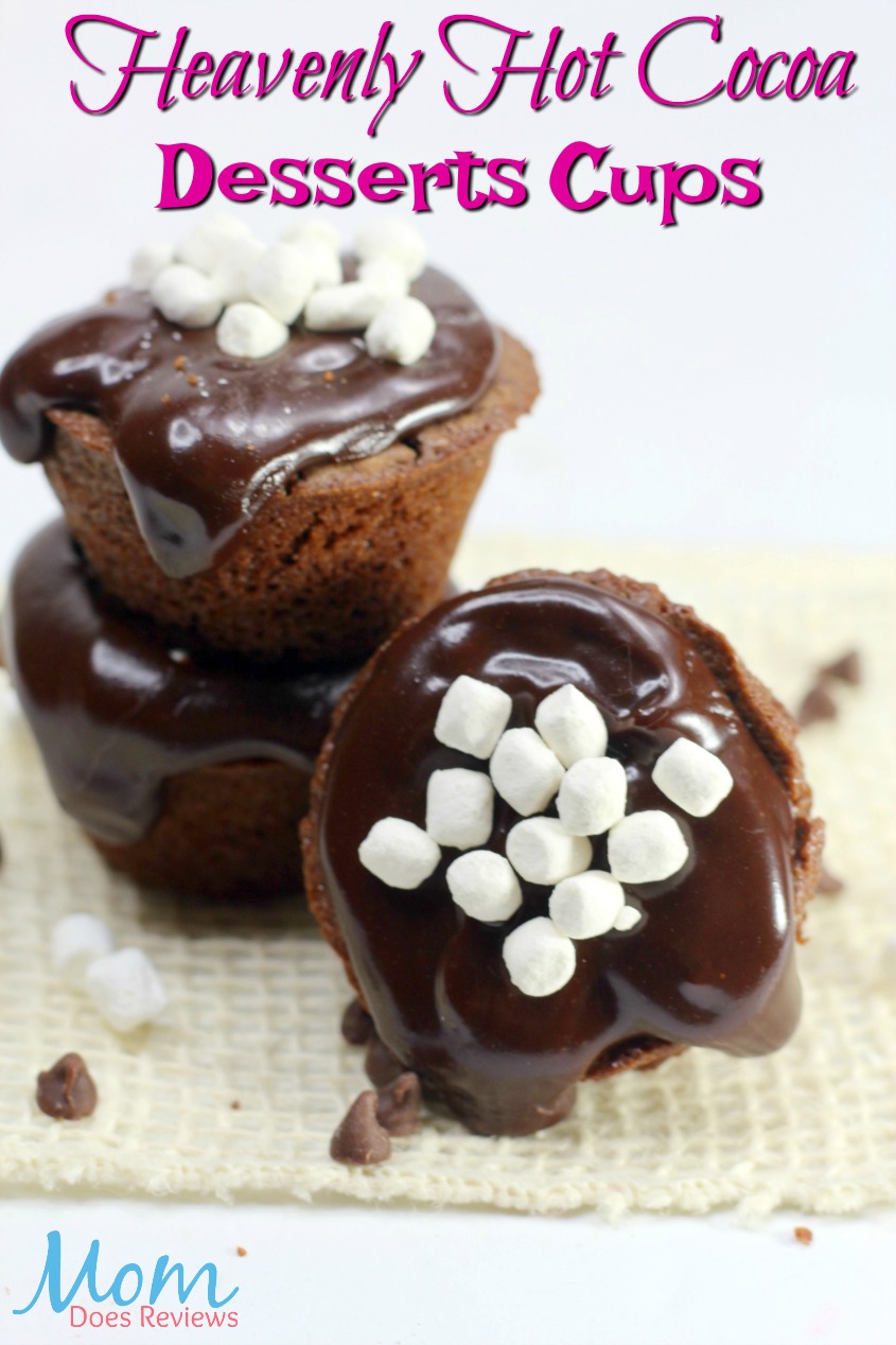Heavenly Hot Cocoa Desserts Cups #dessert #sweets #brownies #hotcocoa #chocolate 