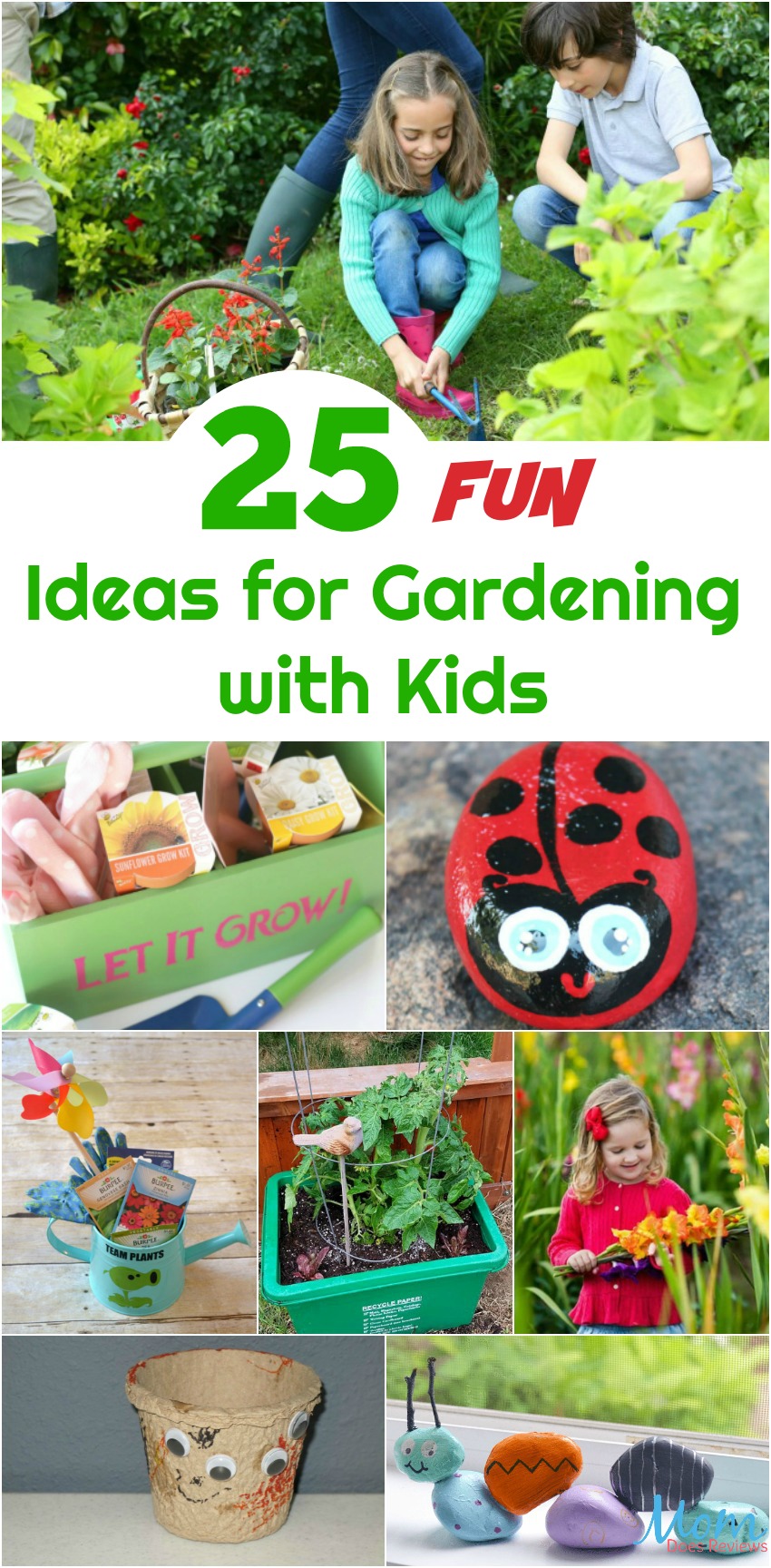25 Fun Gardening with Kids Ideas to Spark Their Interest #gardening #diy #parenting #STEM #science #education