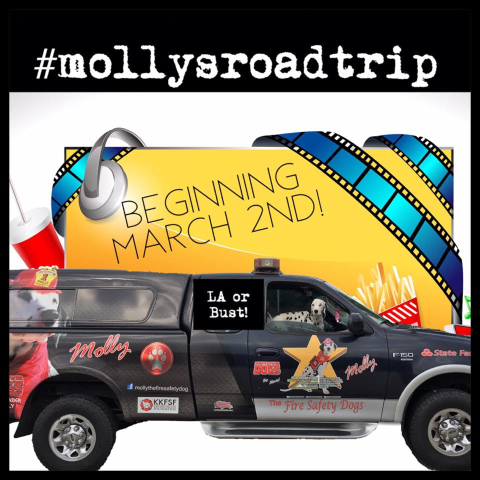 Follow Molly, the Fire Safety Dog, on her Superpowers Dogs' Tour! #MollysRoadTrip