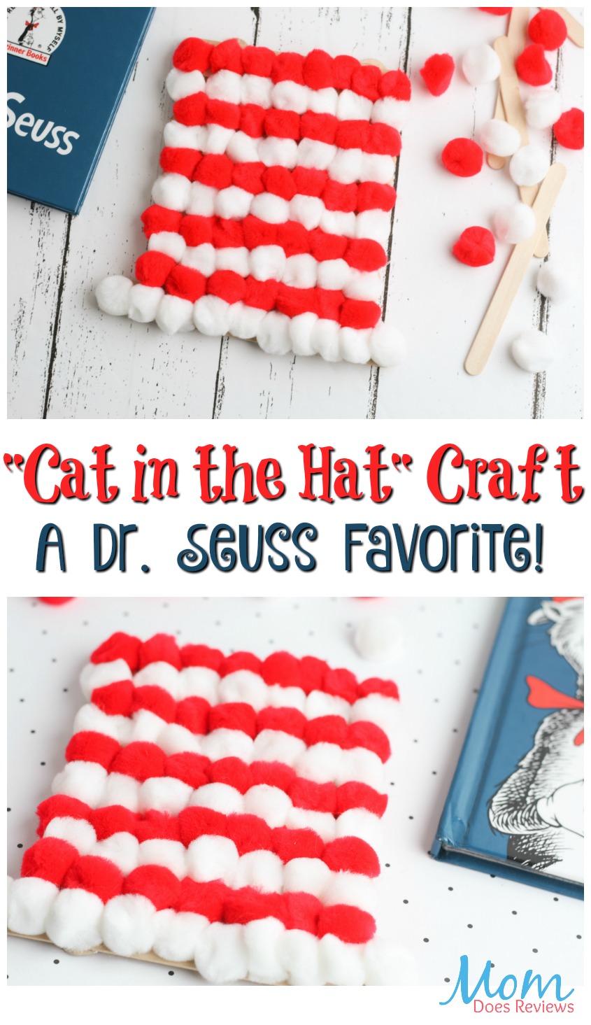 Cat in the Hat Craft #drseuss #craft #funstuff #kids