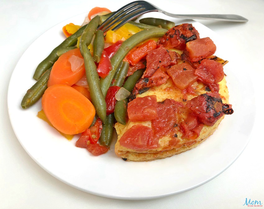 Diet-to-Go Veggie & Cheese Omelet with Fire-Roasted Tomatoes