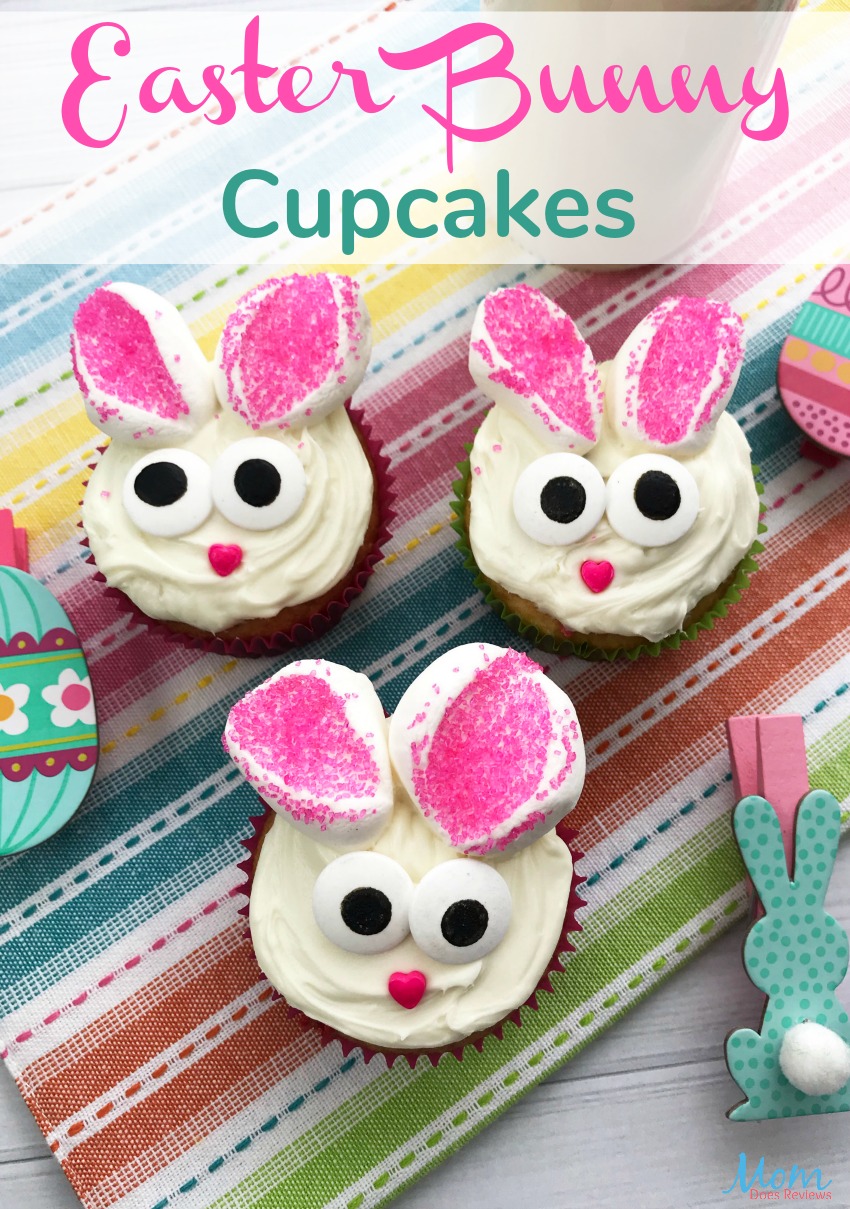 Easter Bunny Cupcakes #easter #cupcakes #desserts #food #foodie #funfood