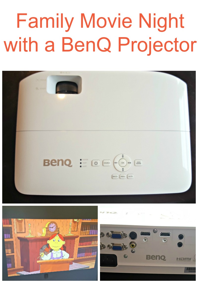 Family Movie Night with a BenQ Projector