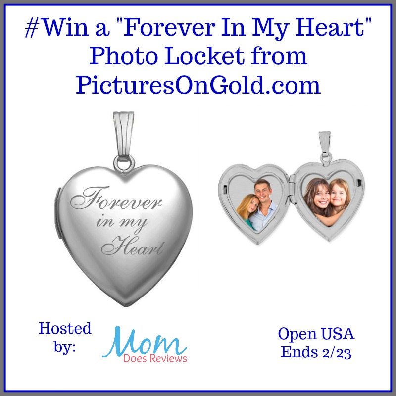 #Win a Forever In My Heart Photo Locket from PicturesOnGold.com