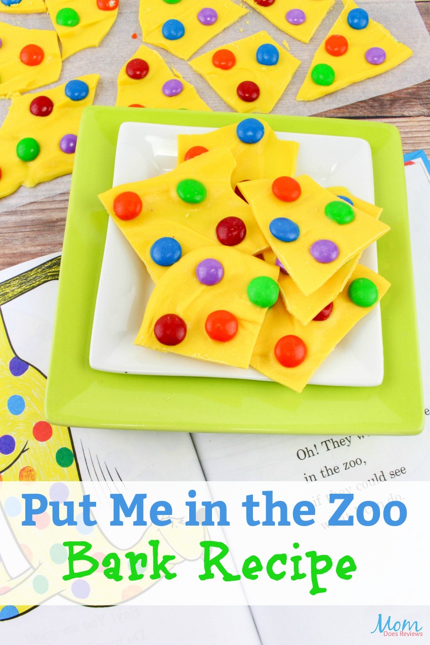 Put me in the Zoo Bark Recipe Perfect for Dr. Seuss Day! #Sweettreats #drseuss #bark #recipe #funfood #dessert