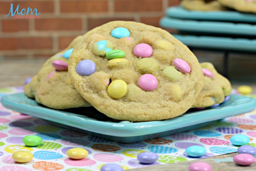 Easter M&M cookies