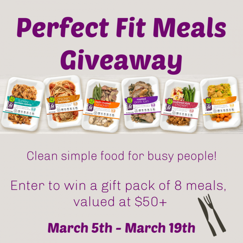 #Win a Perfect Fit Meals Gift Pack ($50+ arv) US only, ends 5/19 #perfectfitmeals