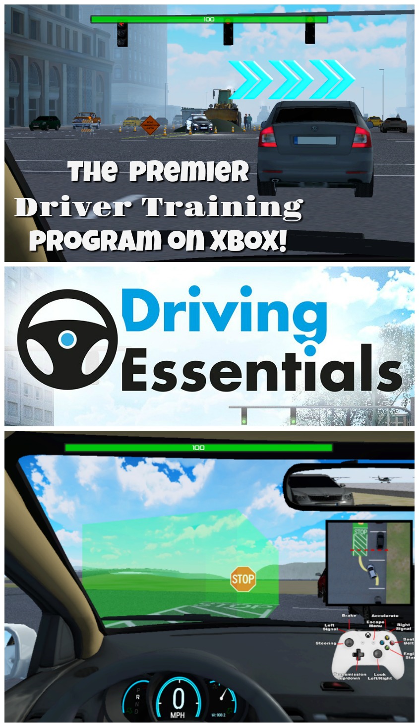 Driving Essentials XE, The Perfect Driver Training Program for Your Teen on Xbox! #driving #teens #parenting #learningtodrive 