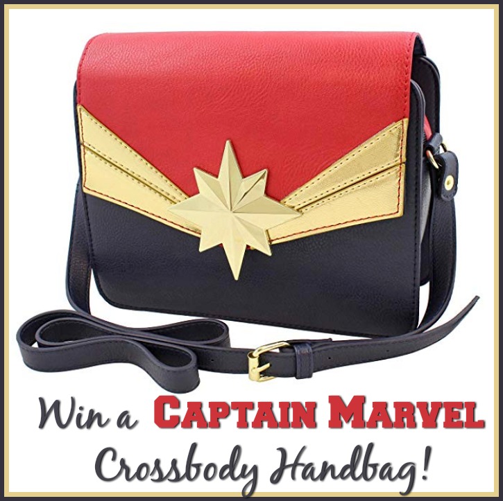 #Win a Captain Marvel Crossbody Handbag! #CaptainMarvel US, ends 3/21