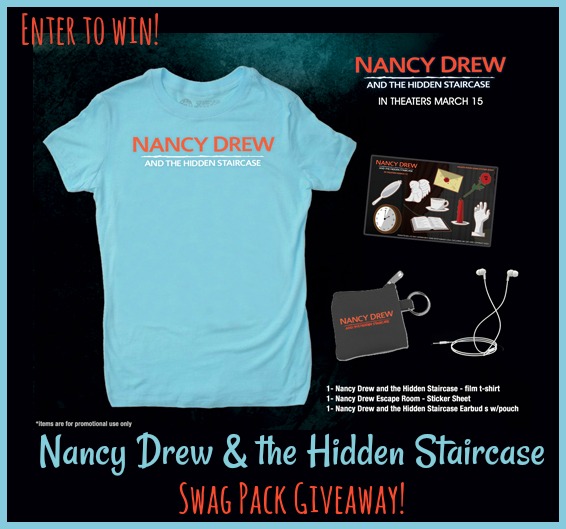 Nancy Drew and the Hidden Staircase Swag Pack #Giveaway #NancyDrew #TheHiddenStaircase