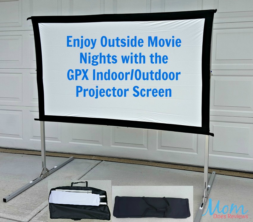 Outside Movie Night with the GPX Indoor/Outdoor Projector Screen