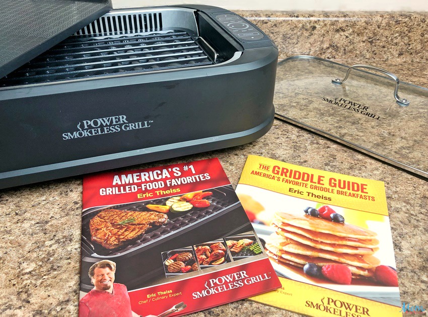 Power Smokeless Grill with Cookbooks