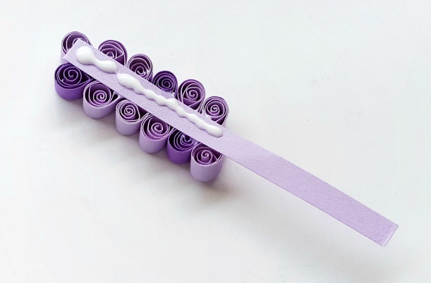 Quilled Hyacinth Flowers process