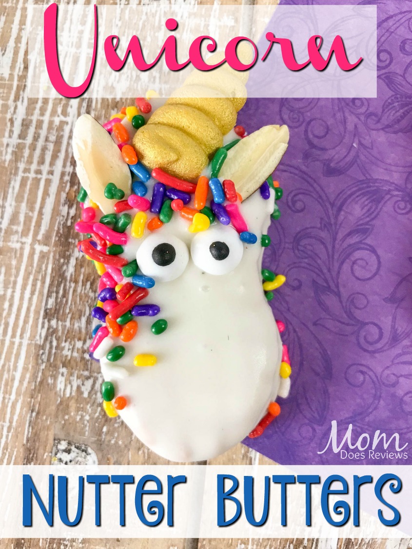 Unicorn Decorated Nutter Butter #cookies #unicorns #nutterbutters #decorating