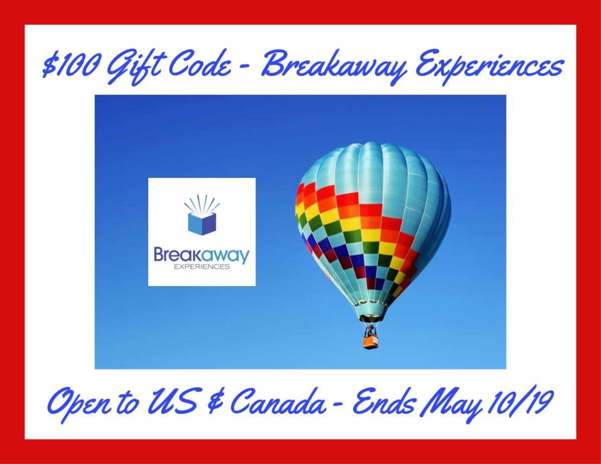 $100 GC to Breakaway Experiences