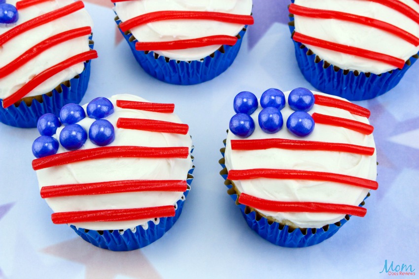 American Flag Cupcakes