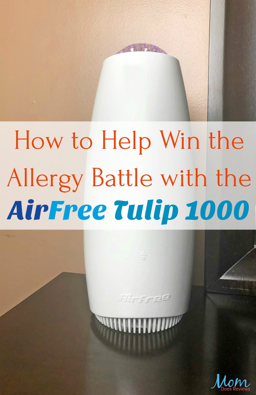 How to Help Win the Allergy Battle with the Airfree Tulip! #giftsformom19