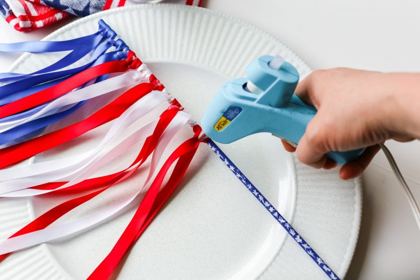 Make Your Own American Flag Wand!