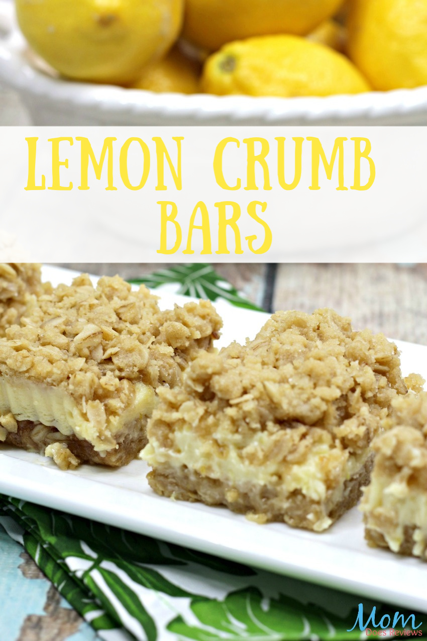 Lemon Crumb Bars Recipe #food #foodie #desserts #lemon #yummy 
