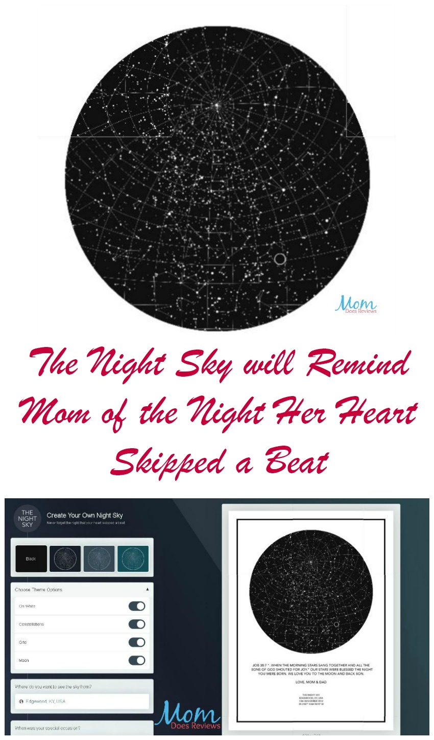 The Night Sky will Remind Mom of the Night Her Heart Skipped a Beat