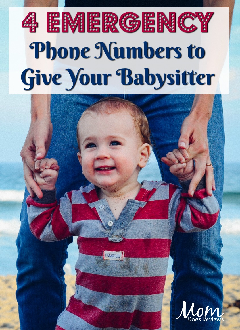 4 Emergency Phone Numbers to Give Your Babysitter #babies #parenting #babysitting #babysitter #emergency 