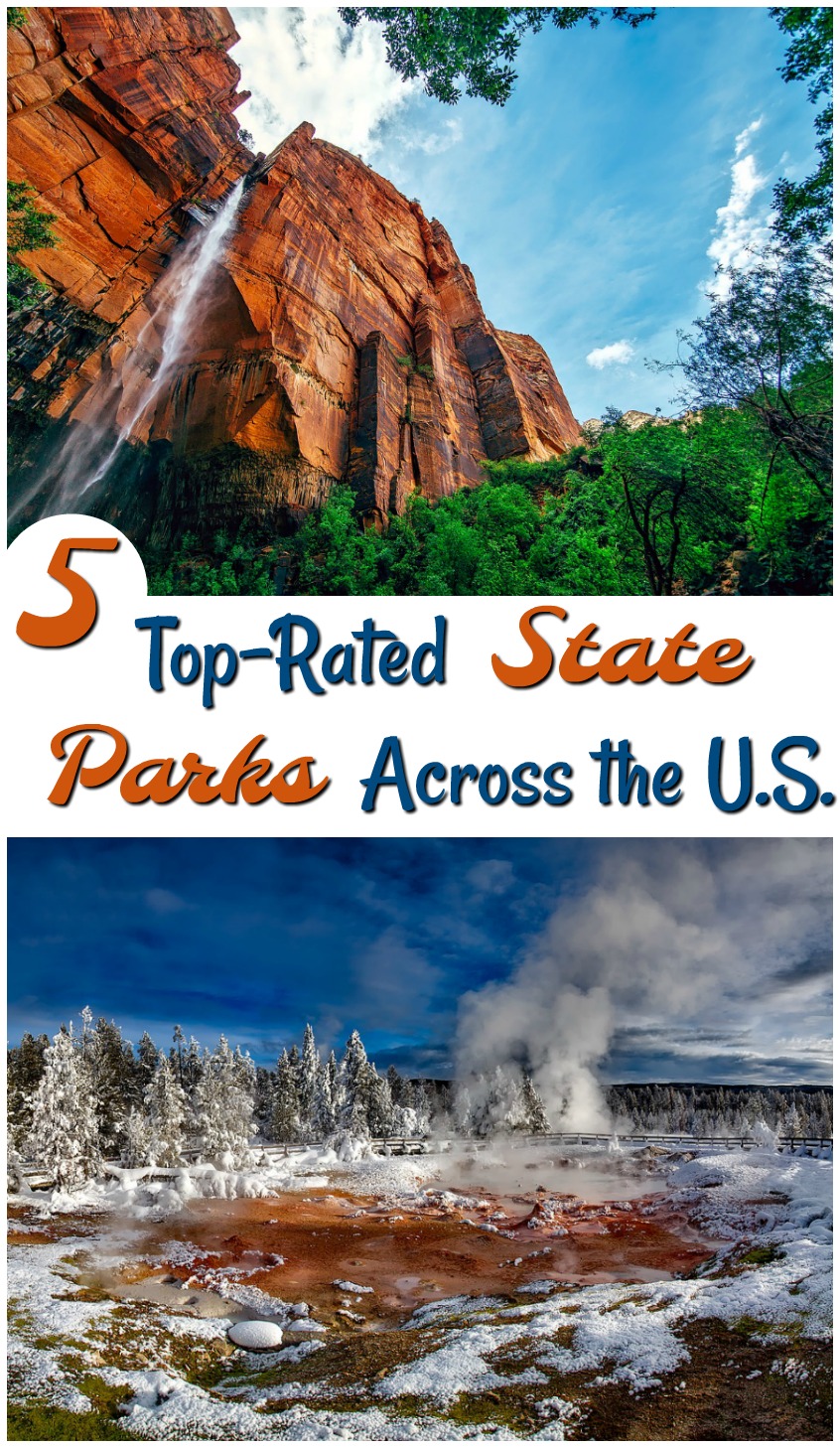 5 Top-Rated State Parks Across the U.S. #travel #vacation #destination #familytravel #stateparks