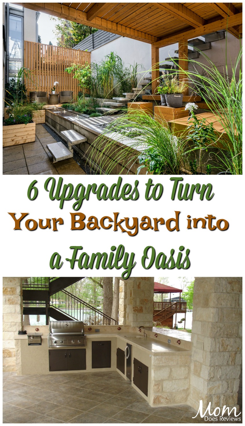 6 Upgrades for Turning Your Backyard into a Family Oasis #home #backyard #diy #family 