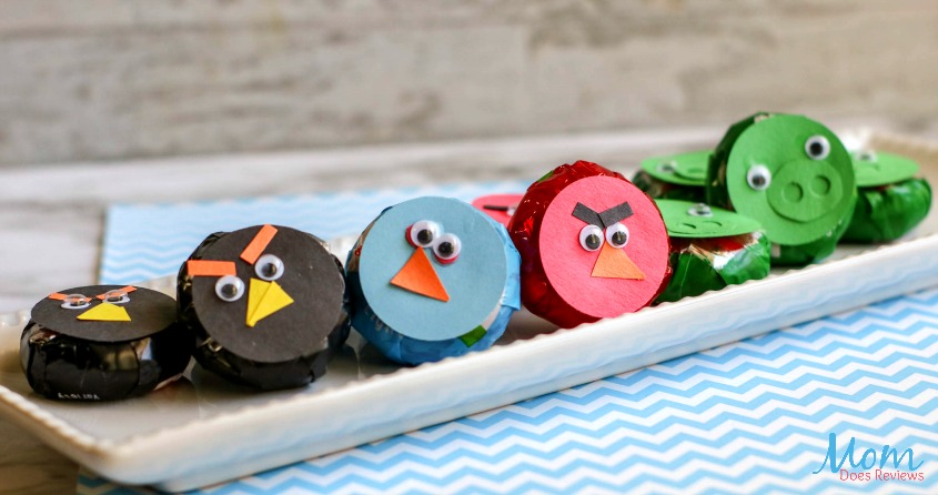DIY Angry Birds Cheese Snacks #AngryBirdsMovie2 #funfood #funfoodforkids #momapproved #BTS #snacks