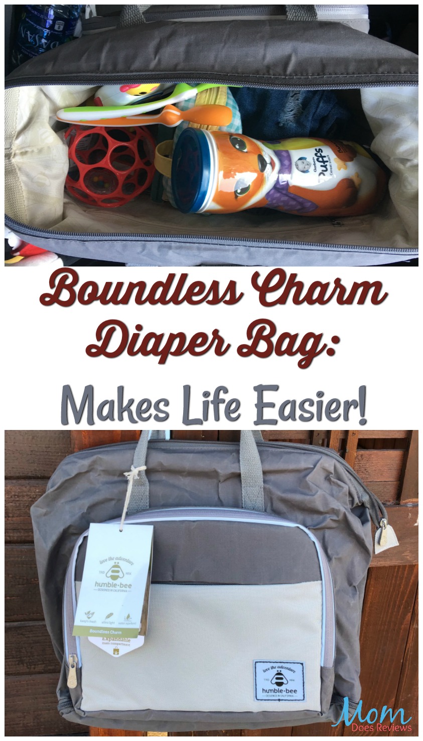 Boundless Charm Diaper Bag- The Only One You'll Need! #MDRSummerFun 
