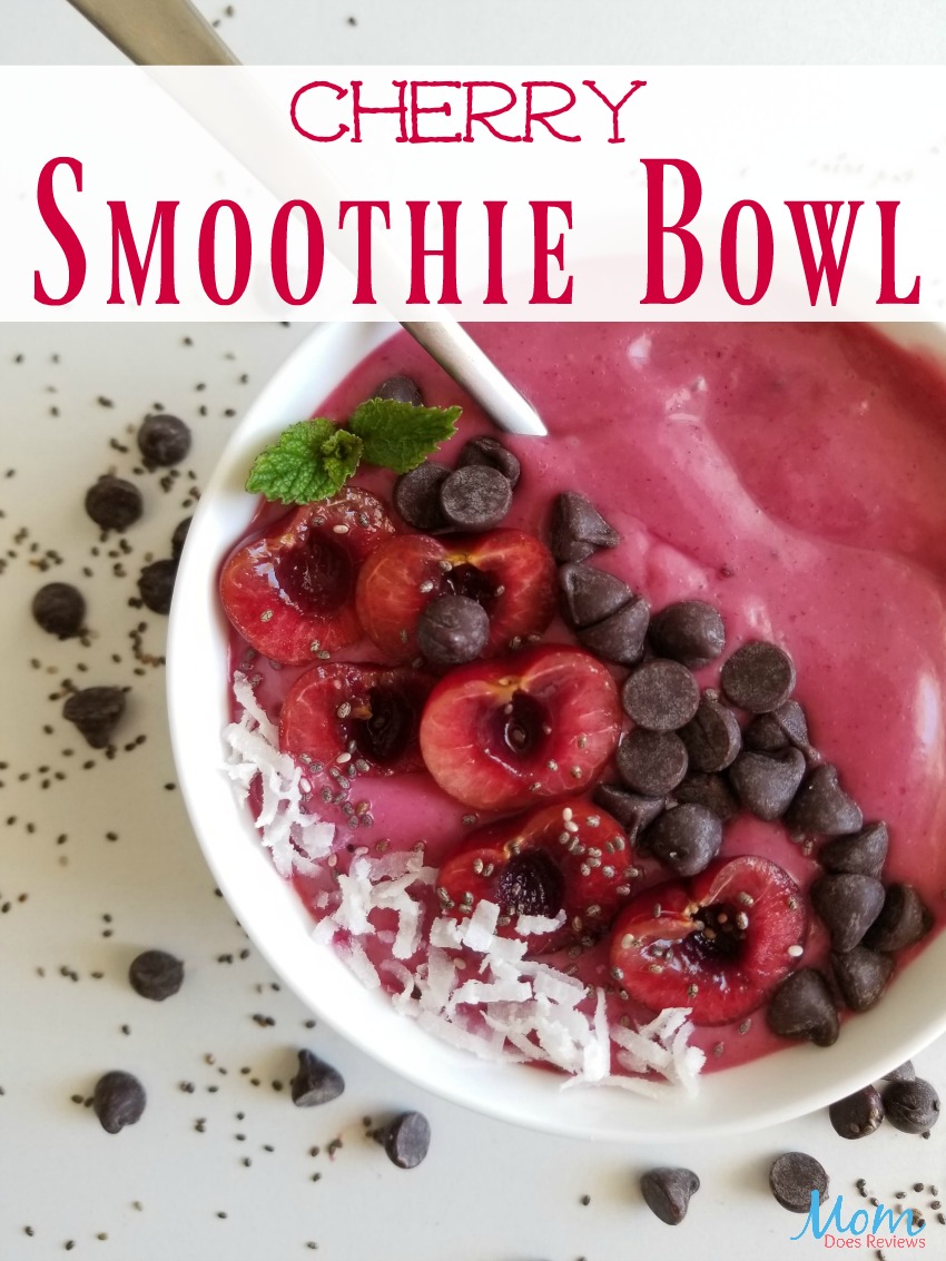Cherry Smoothie Bowl Recipe #smoothie #smoothiebowl #cherry #recipe #healthyliving #breakfast