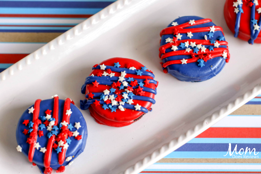 Red, White and Blue Oreo Cookies For Festive Fun!