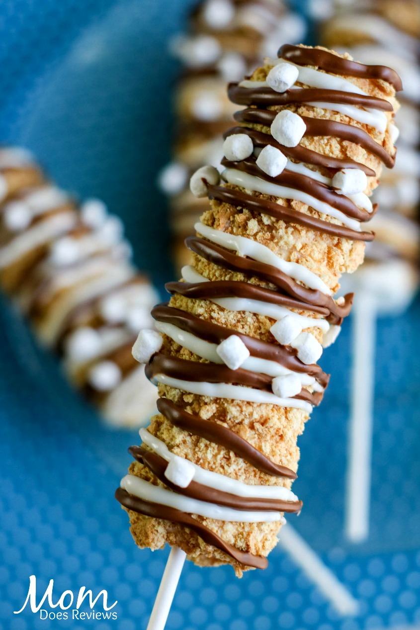 Smores Marshmallow Pops #summerfun #recipe #snack #yummy #sweets #smores #desserts #funfood