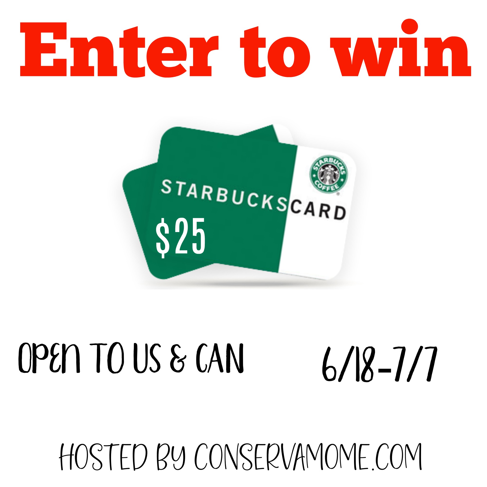 #Win $25 starbucks GC