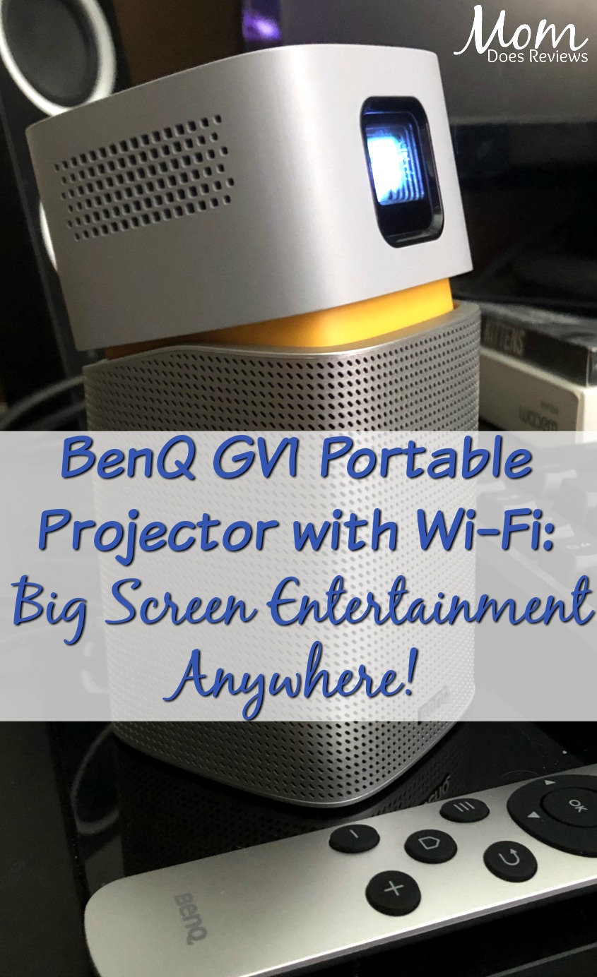 BenQ Portable Projector with Wi-Fi - Big Screen Entertainment Anywhere! #SuperDadGifts19
