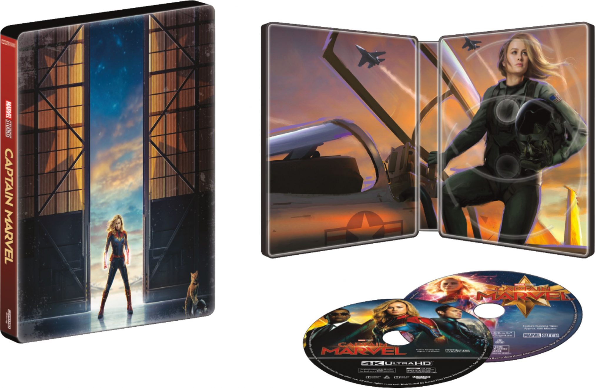 Captain Marvel is now available! Get the Collectible SteelBook format at #BestBuy today! #CaptainMarvel