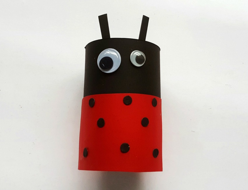 Ladybug Craft process