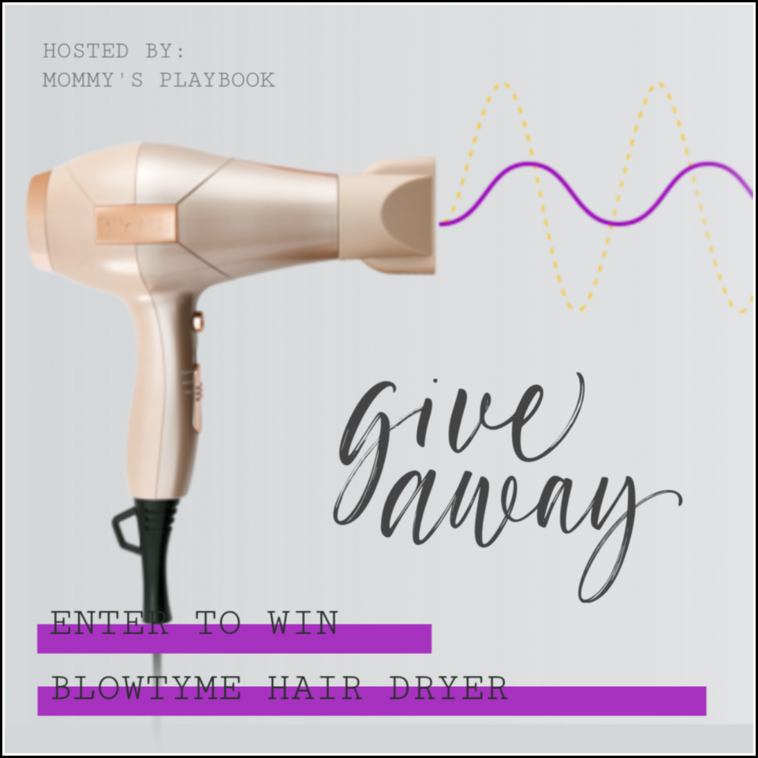 #Win BlowTYME Hair Dryer (APV $199) US, ends 8/2