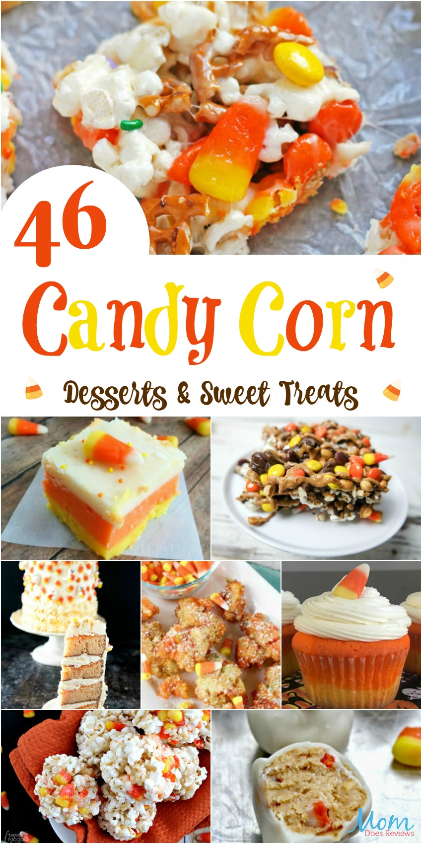 46 Candy Corn Desserts & Sweet Treats Perfect for Fall #recipes #sweets #halloween