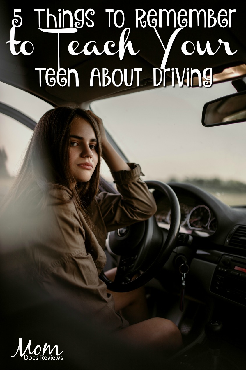 5 Things to Remember to Teach Your Teen About Driving #parenting #driving #teendrivers 