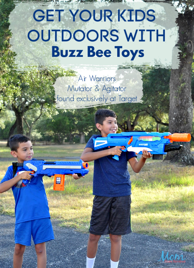 Get your kids outdoors with buzz bee toys air warriors found exclusively at target