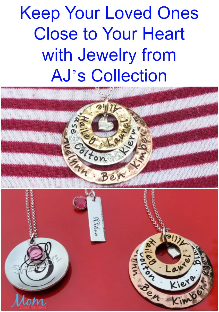 Keep Your Loved Ones Close to Your Heart with Jewelry from AJ’s Collection