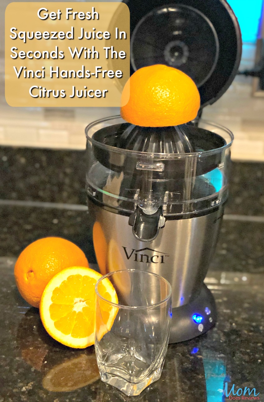Get Fresh Squeezed Juice In Seconds With The Vinci Hands-Free Citrus Juicer