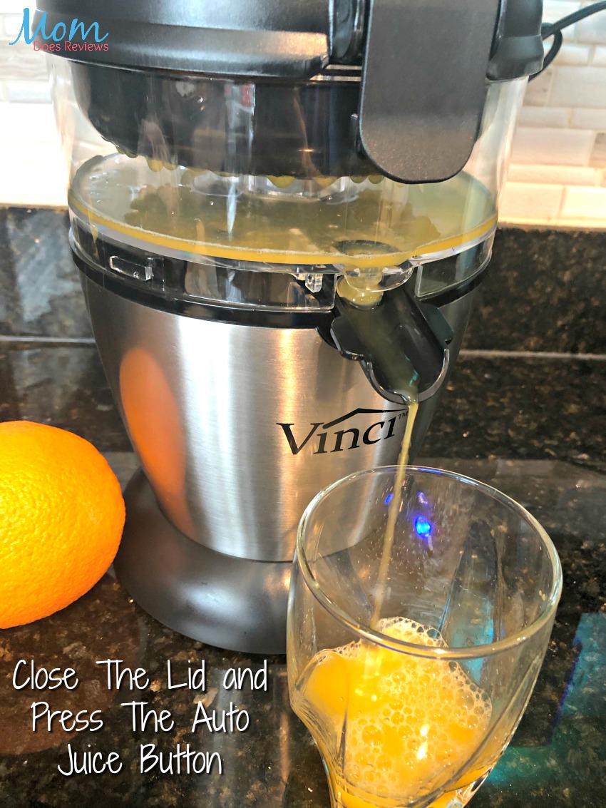 Get Fresh Squeezed Juice In Seconds With The Vinci Hands-Free Citrus Juicer