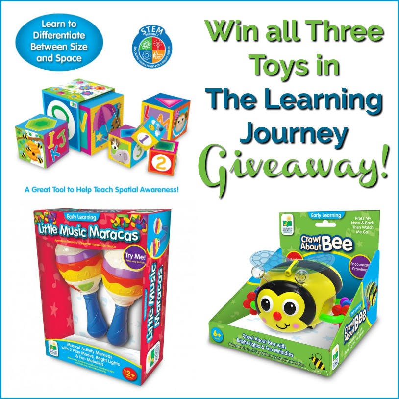 The Learning Journey Giveaway! #Win 3 Toys for Baby!